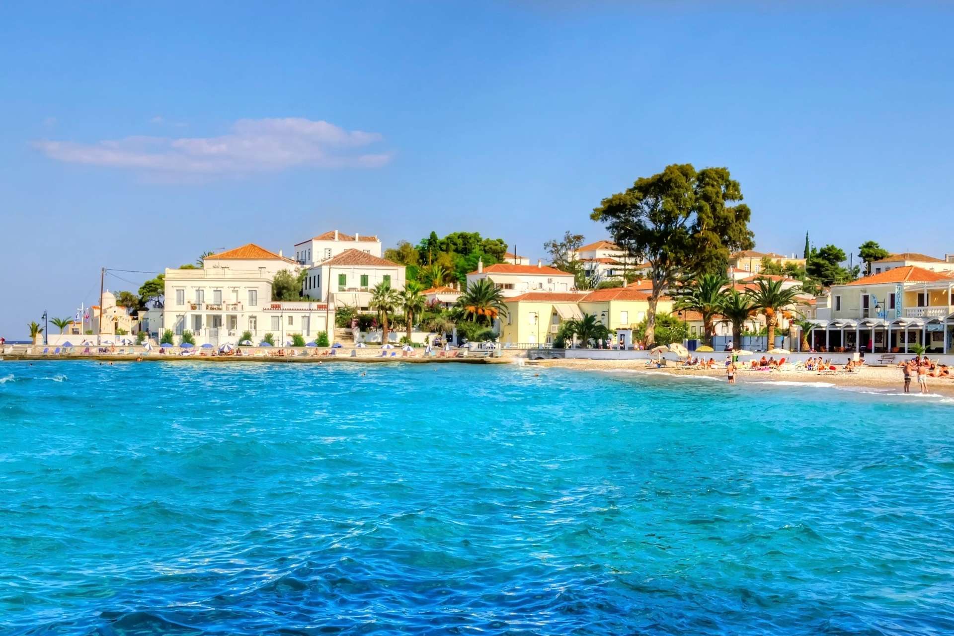 Spetses swimming bay