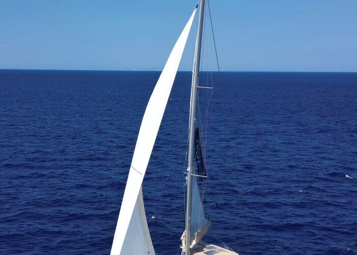 Lagoon 50 under sail